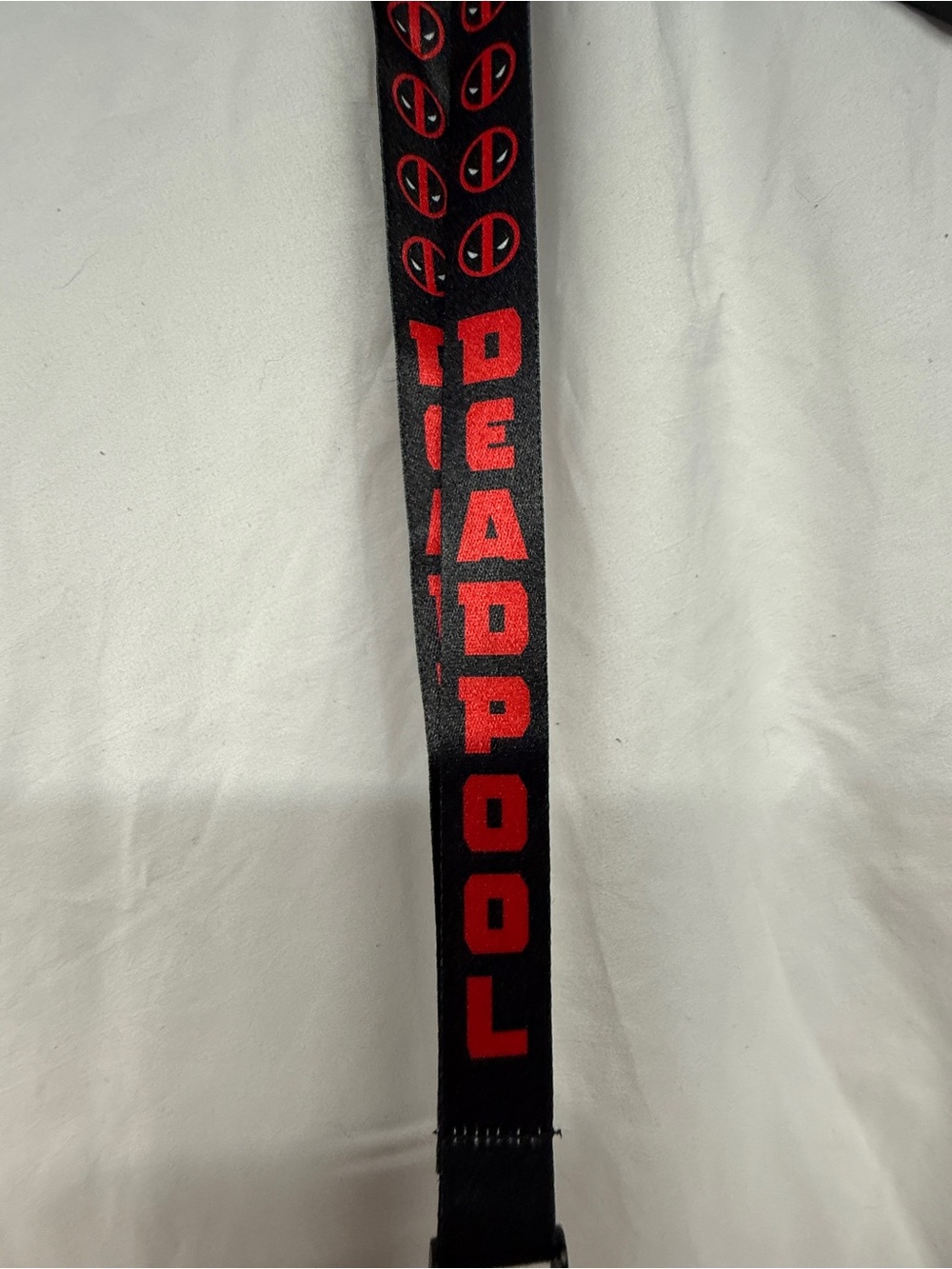 Deadpool Themed Lanyard ID Badge Holder Superhero Movie Keychain Neck Strap - Picture 4 of 10